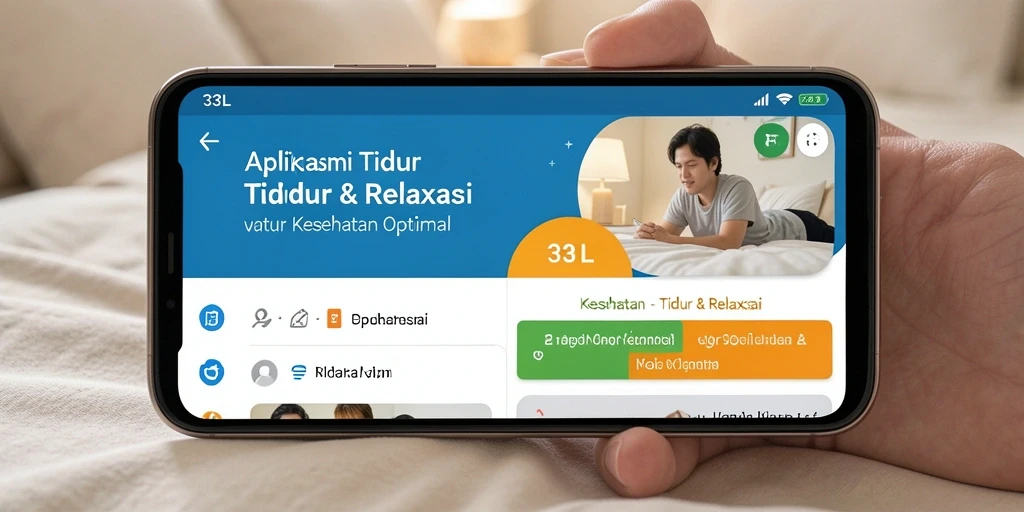 Antarmuka 33L yang menenangkan untuk tidur dan relaksasi.