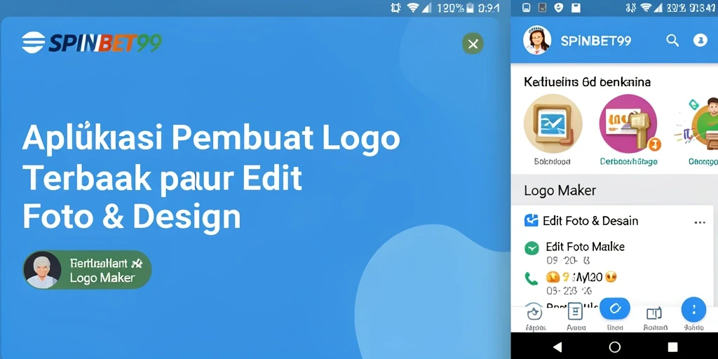 Tampilan antarmuka SPINBET99 untuk pembuatan logo yang mudah.