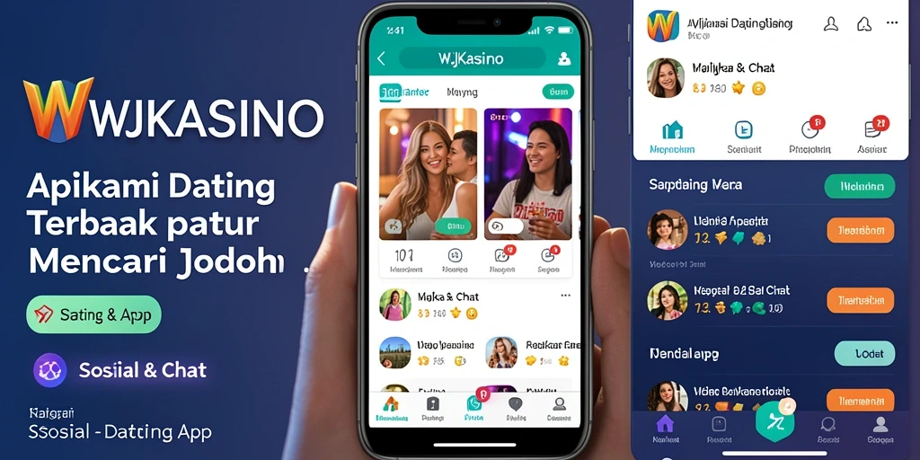 Antarmuka WJKASINO yang menarik dengan fitur kencan modern.
